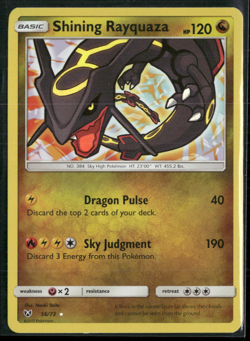 Shining Legends Shining Rayquaza #56/73