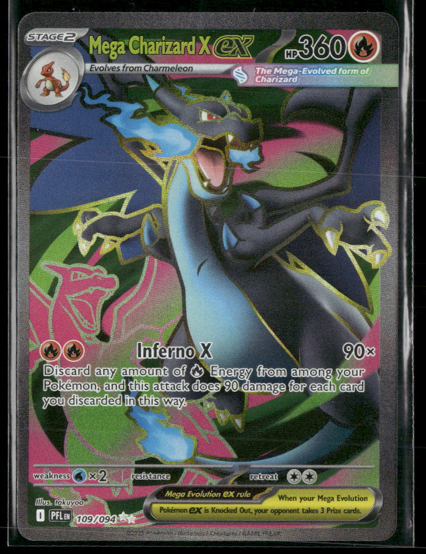 ME02: Phantasmal Flames Mega Charizard X ex #109/094