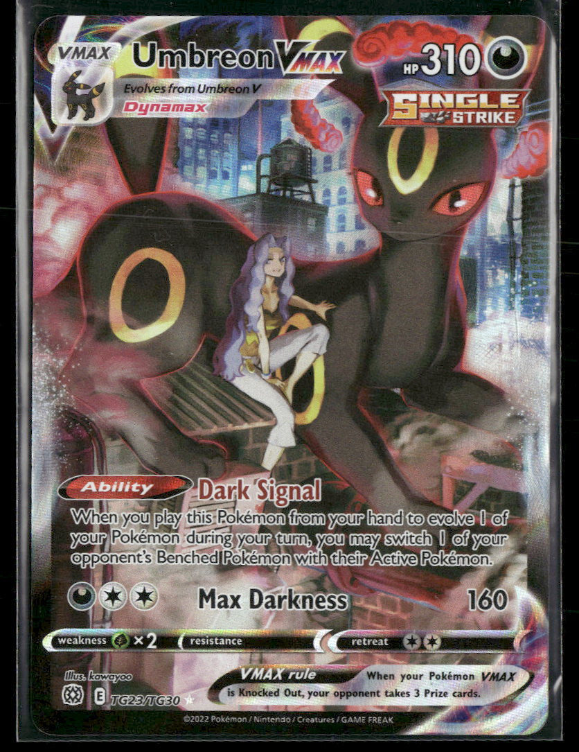 SWSH09: Brilliant Stars Trainer Gallery Umbreon VMAX #TG23/TG30