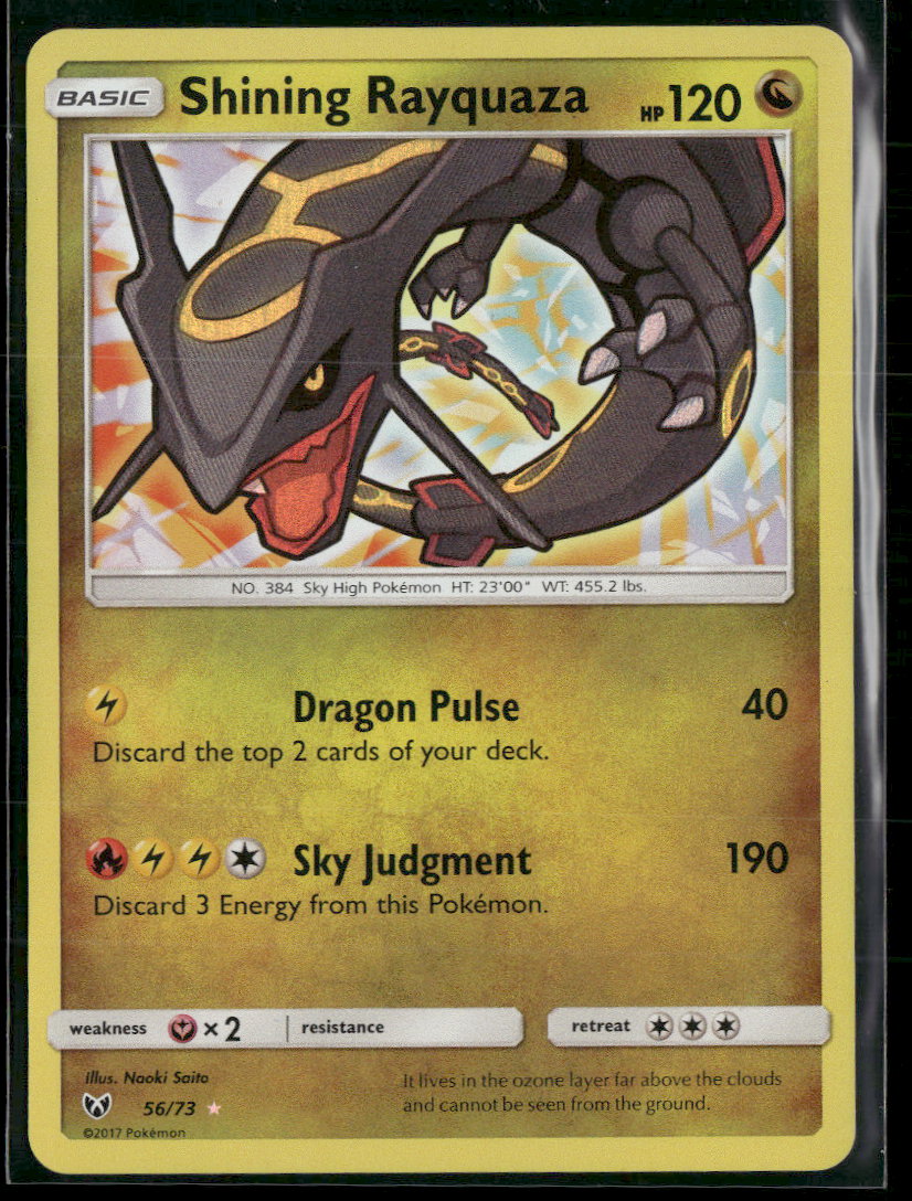 Shining Legends Shining Rayquaza #56/73