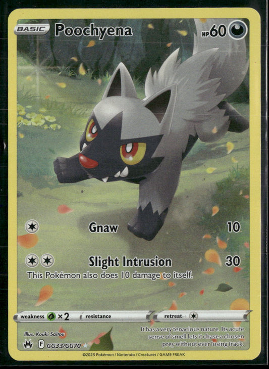 SWSH: Crown Zenith: Galarian Gallery Poochyena #GG33/GG70