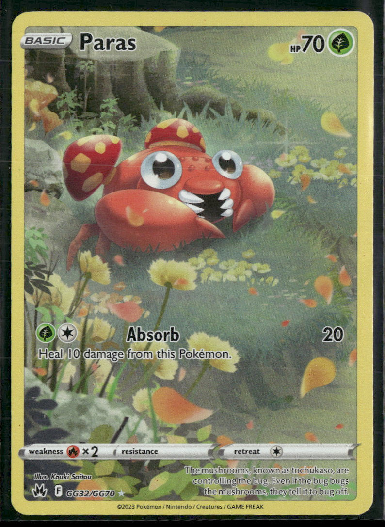 SWSH: Crown Zenith: Galarian Gallery Paras #GG32/GG70