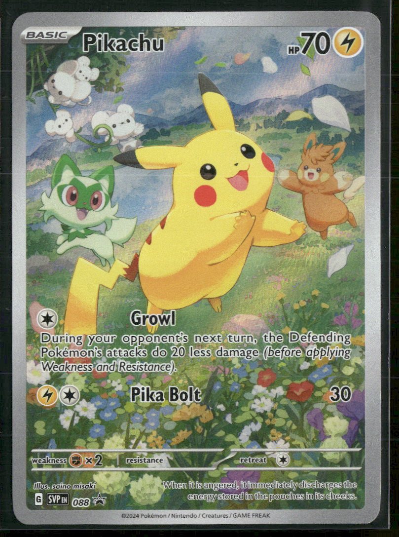 SV: Scarlet & Violet Promo Cards Pikachu #088