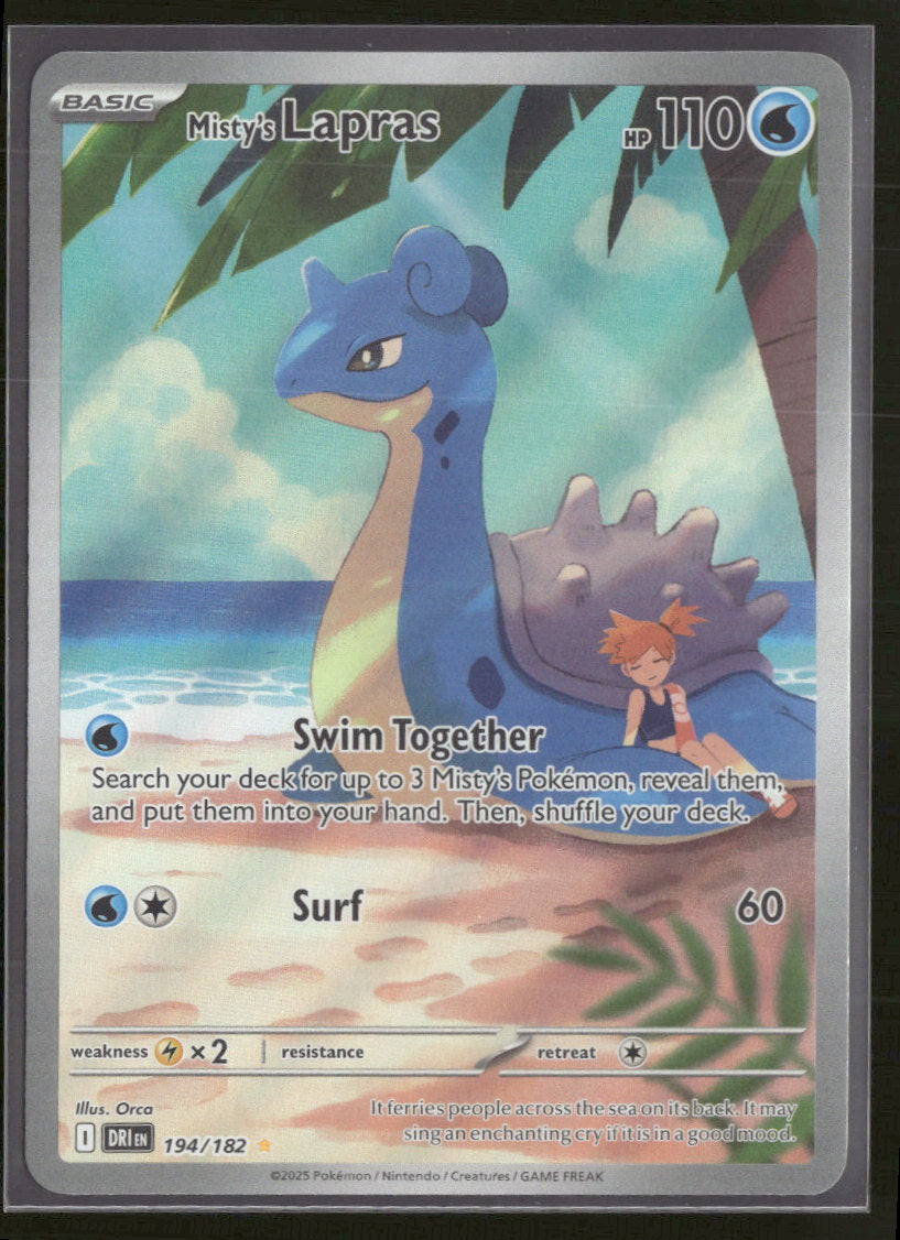 SV10: Destined Rivals Misty's Lapras #194/182