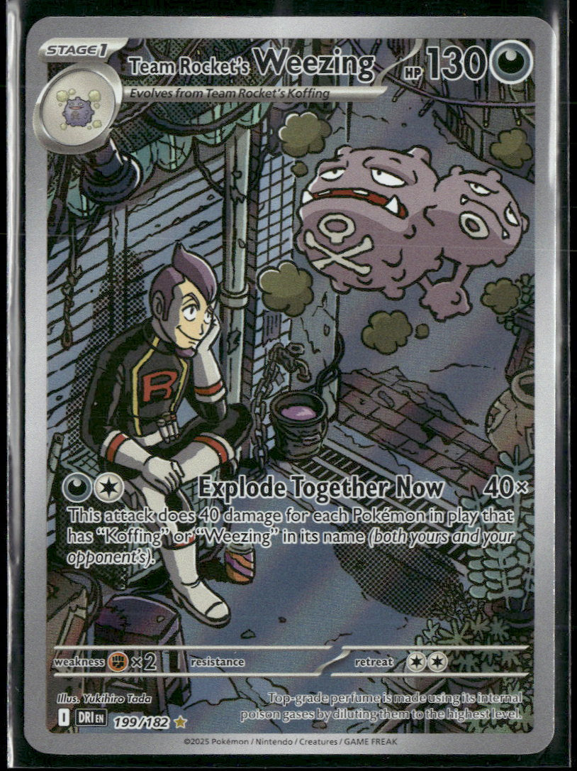 SV10: Destined Rivals Team Rocket's Weezing #199/182