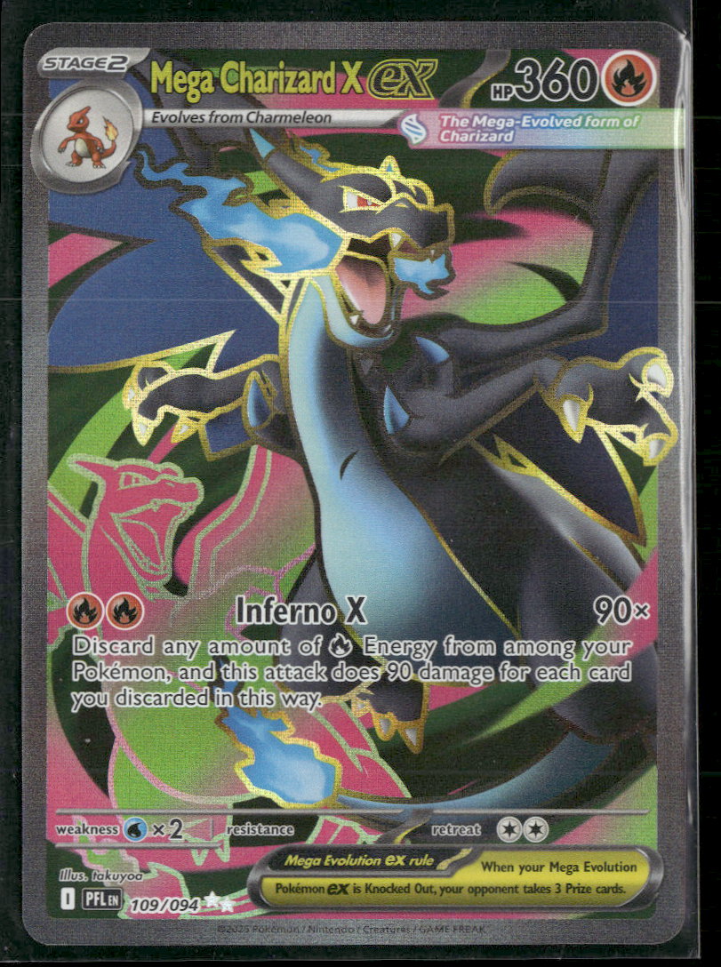 ME02: Phantasmal Flames Mega Charizard X ex #109/094