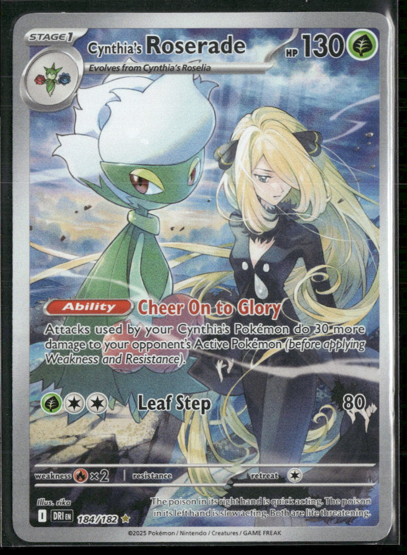 SV10: Destined Rivals Cynthia's Roserade #184/182