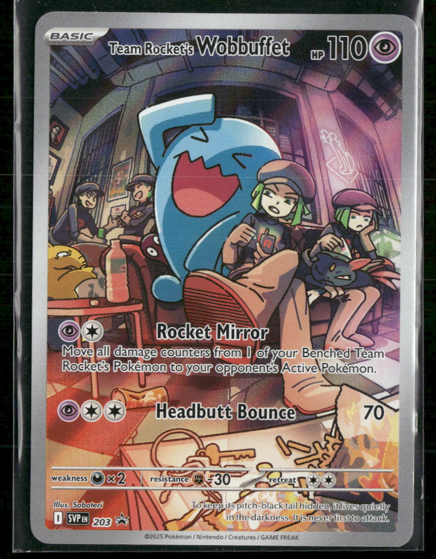 SV: Scarlet & Violet Promo Cards Team Rocket's Wobbuffet #203