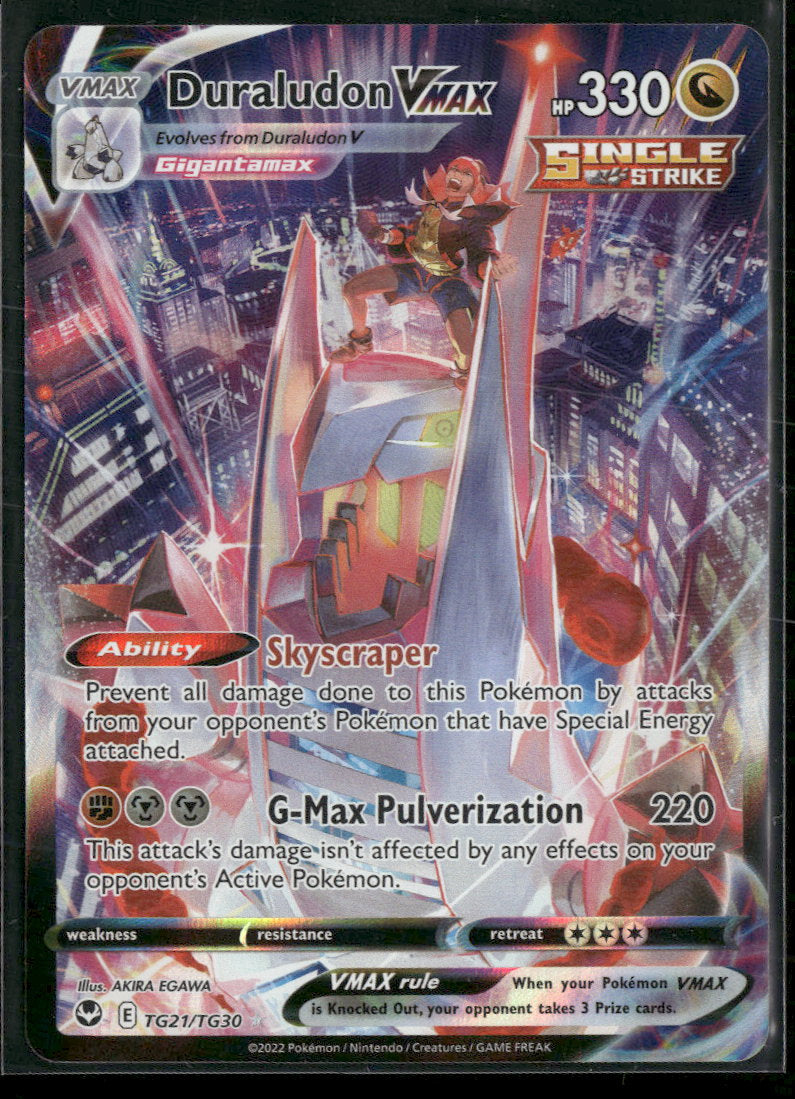 SWSH12: Silver Tempest Trainer Gallery Duraludon VMAX #TG21/TG30