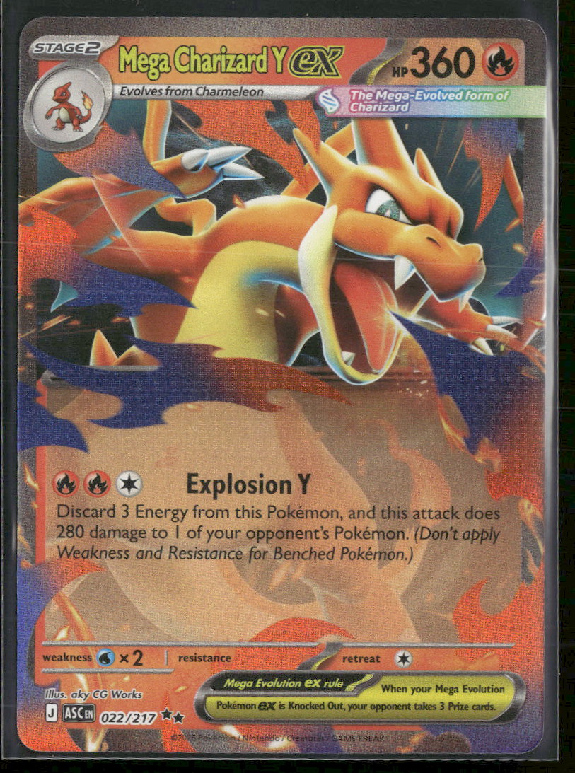 ME: Ascended Heroes Mega Charizard Y ex #022/217