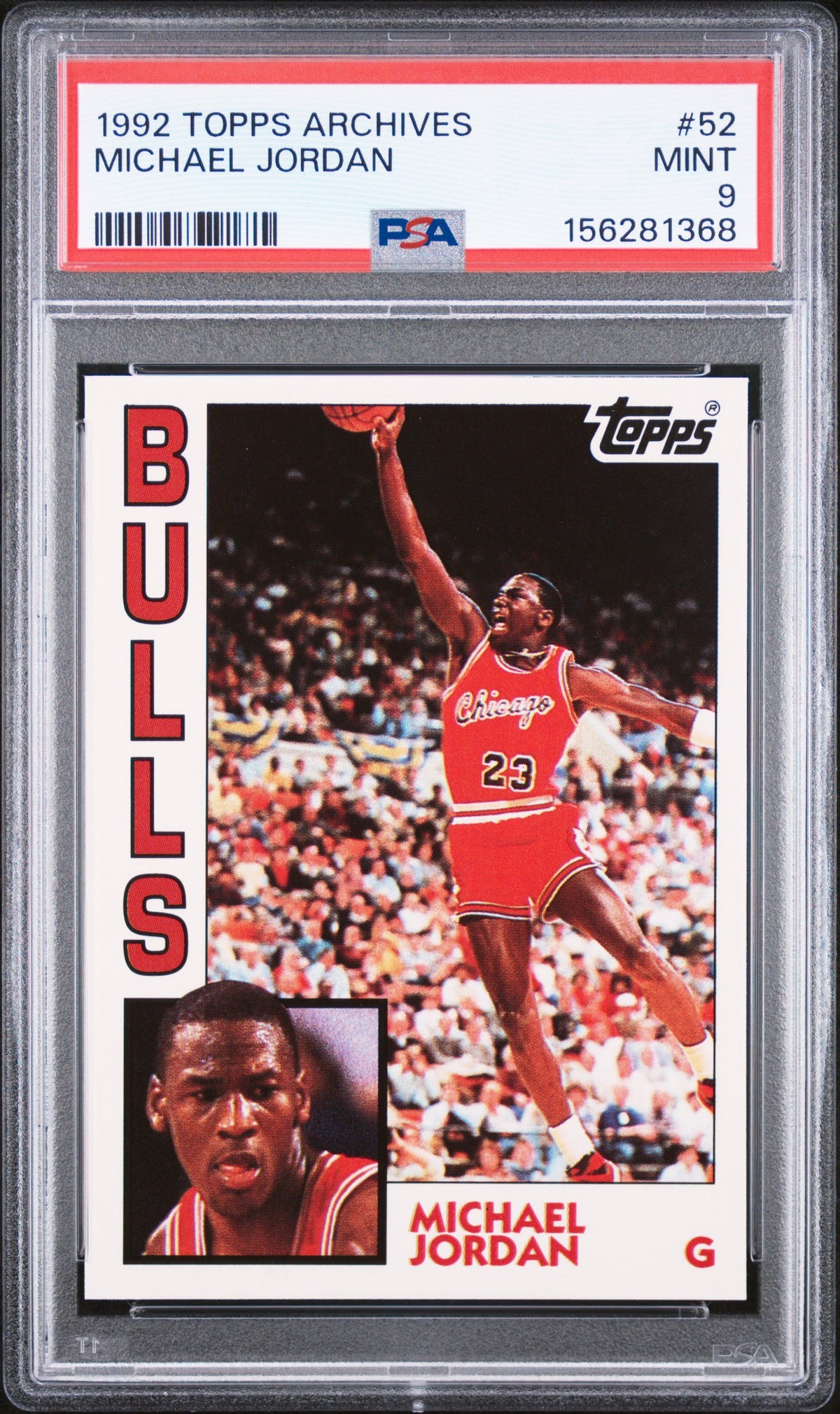 1992 Topps Archives Michael Jordan 9 PSA #52