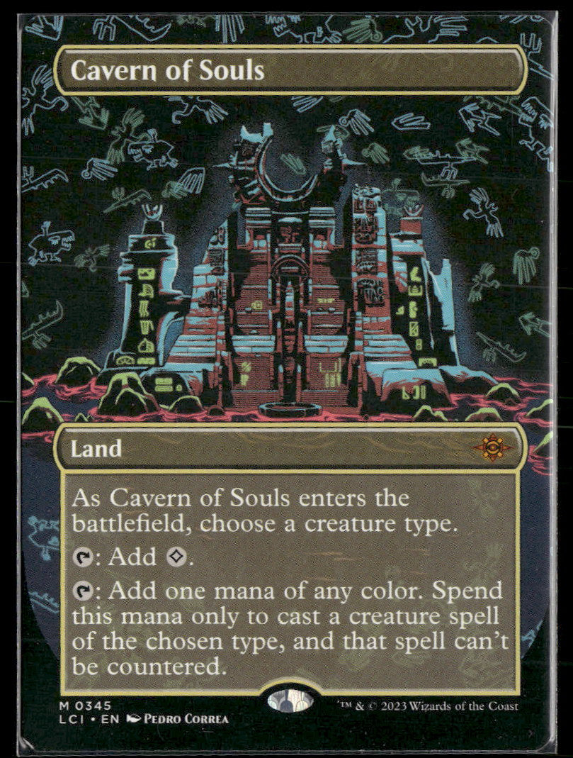 The Lost Caverns of Ixalan Cavern of Souls (0345) (Borderless) #345