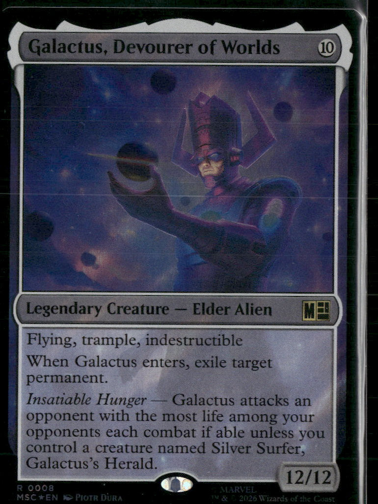 Commander: Marvel Super Heroes Galactus, Devourer of Worlds (Surge Foil) #8