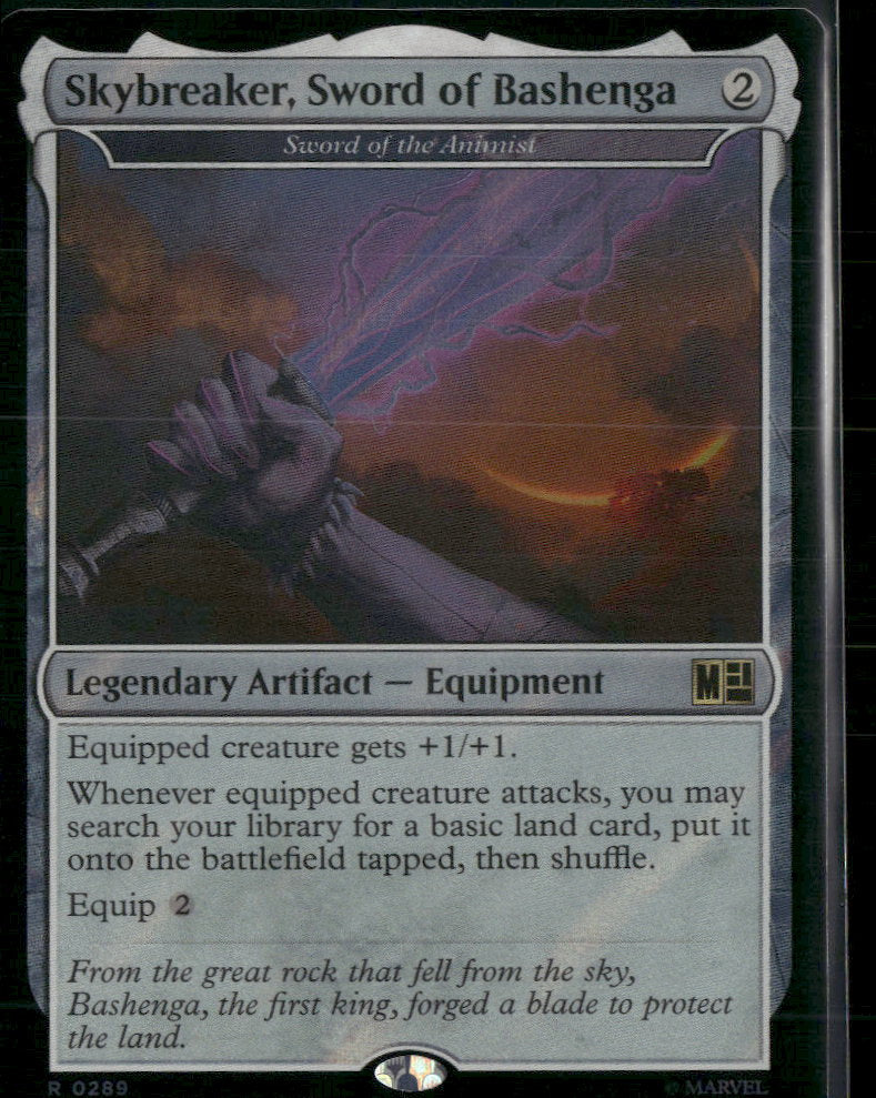 Skybreaker Sword of Bashenga Sword of the Animist (Surge Foil) - Commander (MSC)