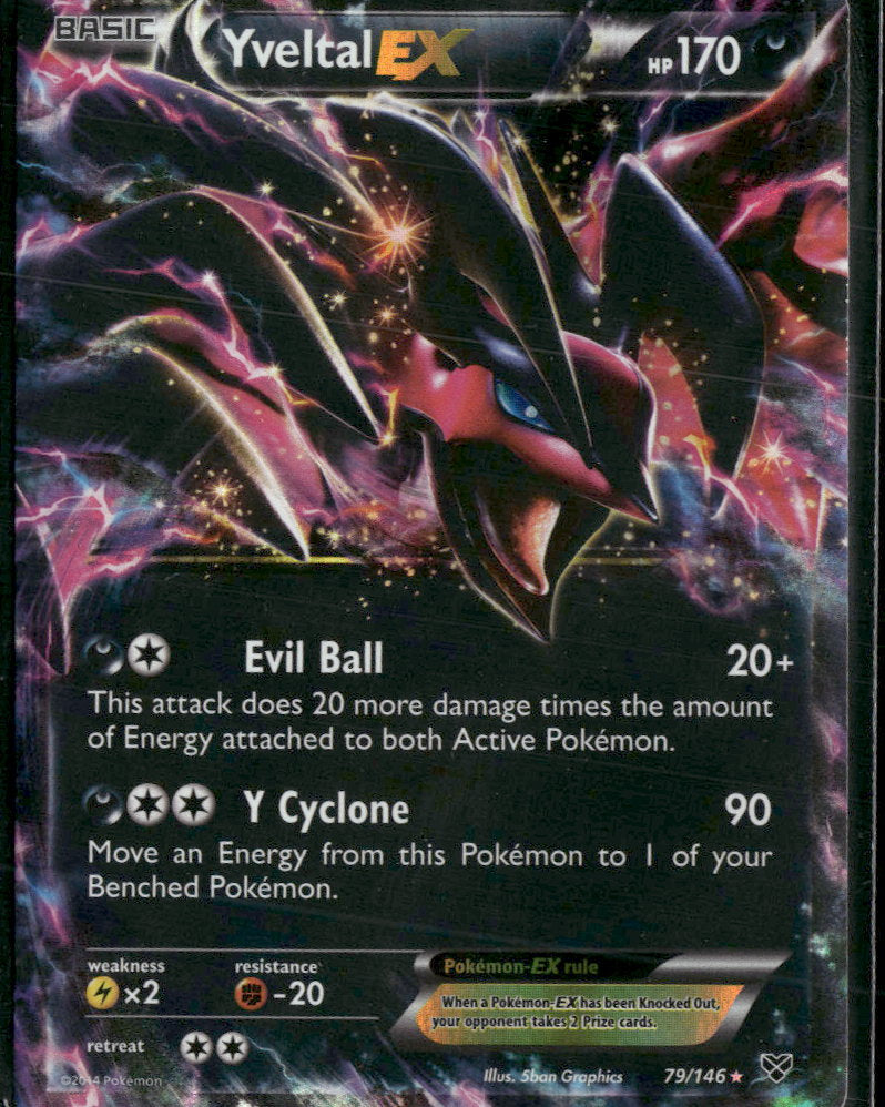 XY Base Set Yveltal EX #79/146