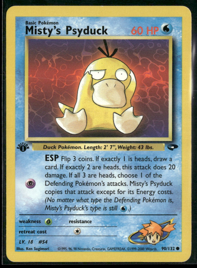 Gym Challenge Misty's Psyduck #090/132