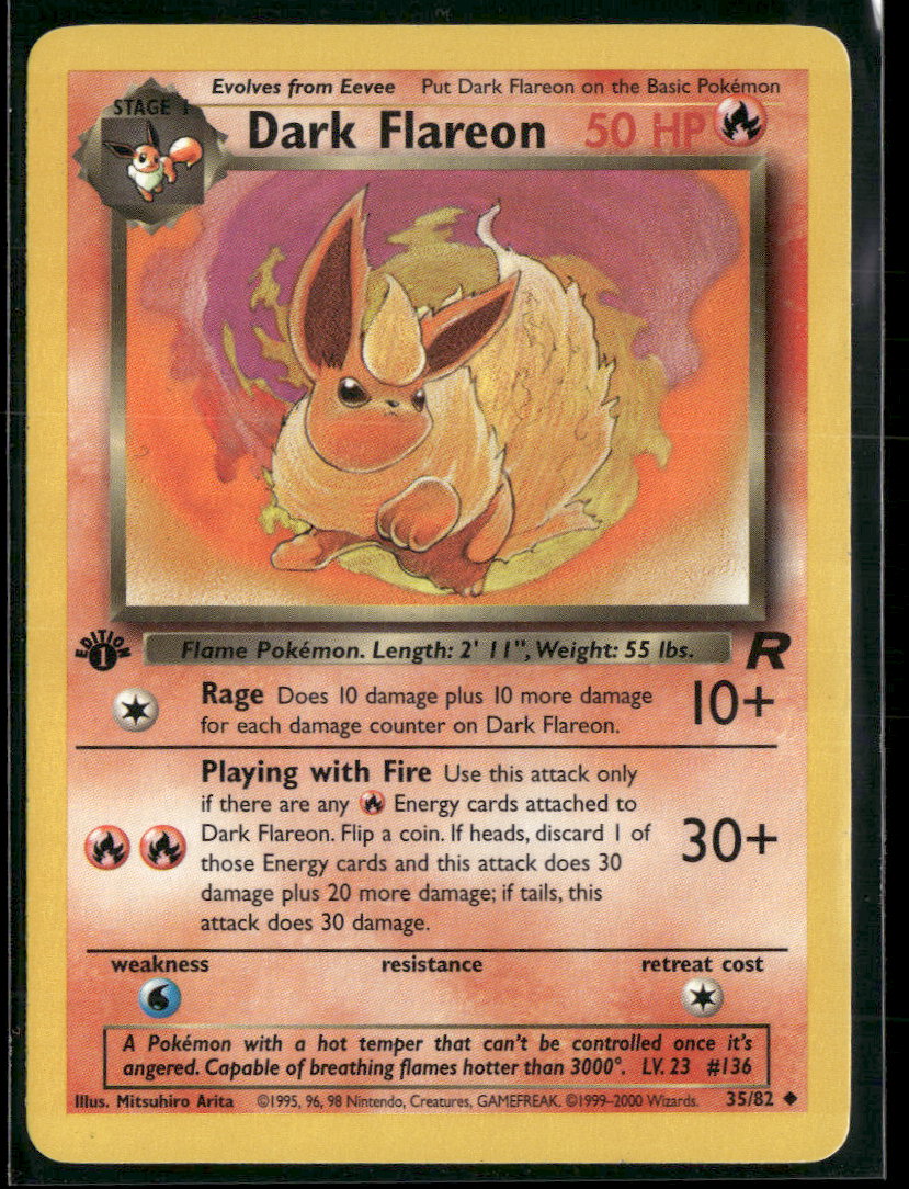 Team Rocket Dark Flareon #35/82