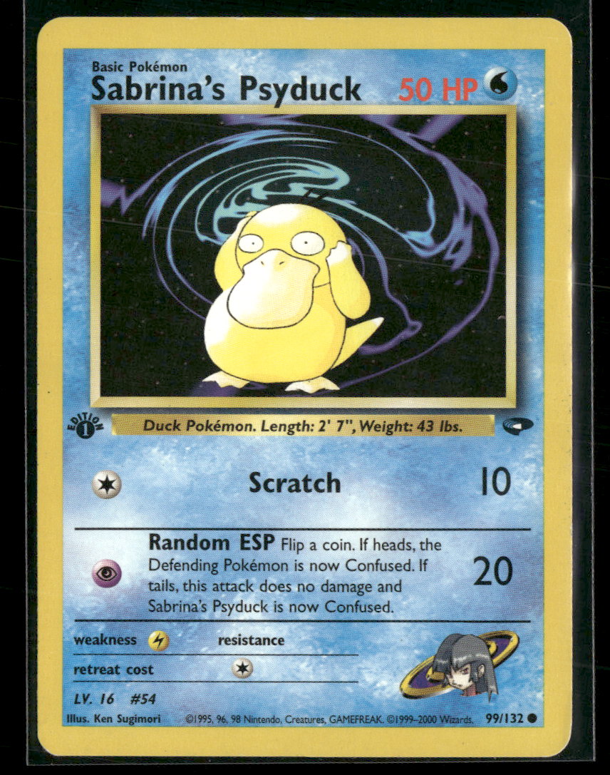 Gym Challenge Sabrina's Psyduck #099/132