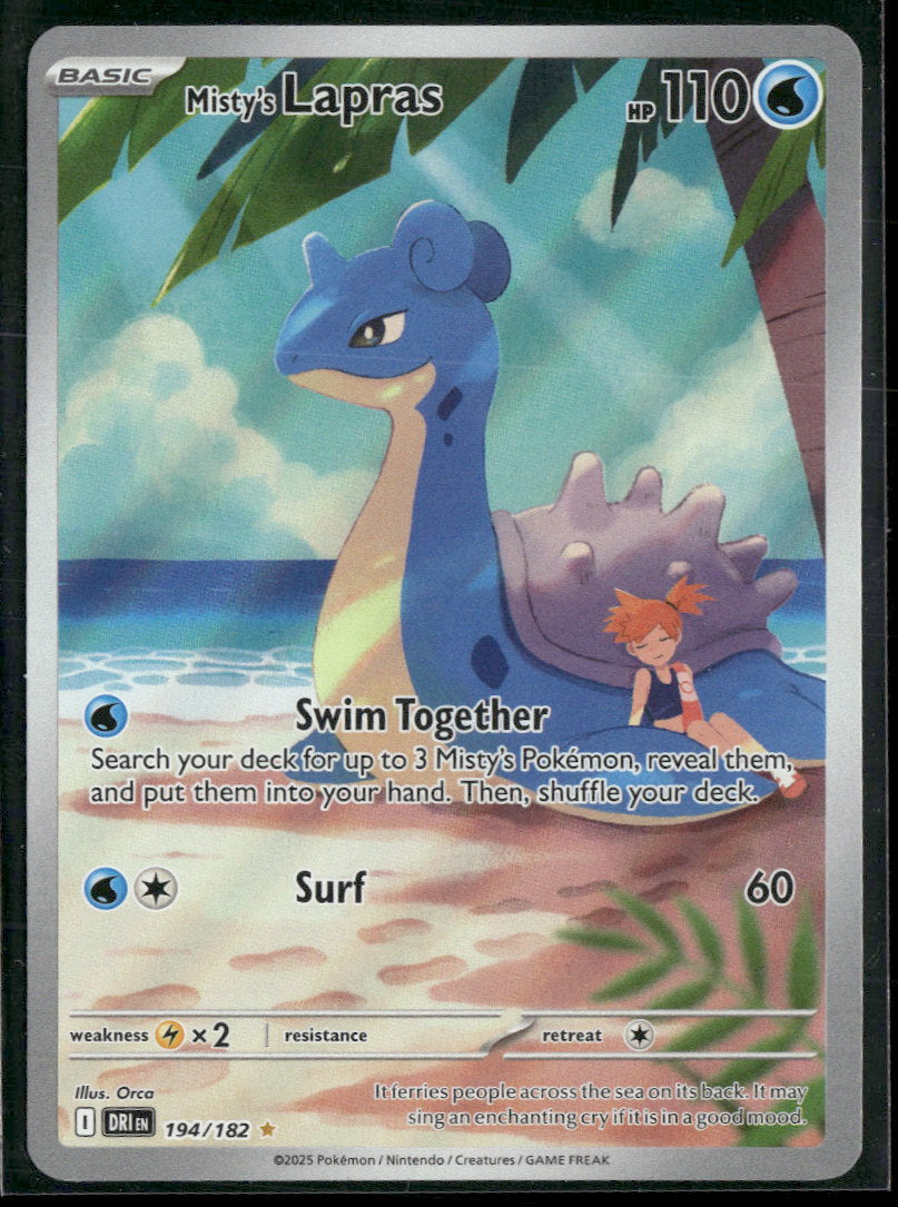 SV10: Destined Rivals Misty's Lapras #194/182