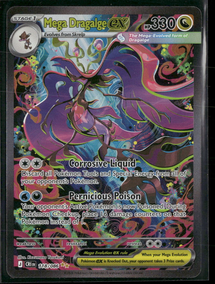 ME04: Chaos Rising Mega Dragalge ex #118/086