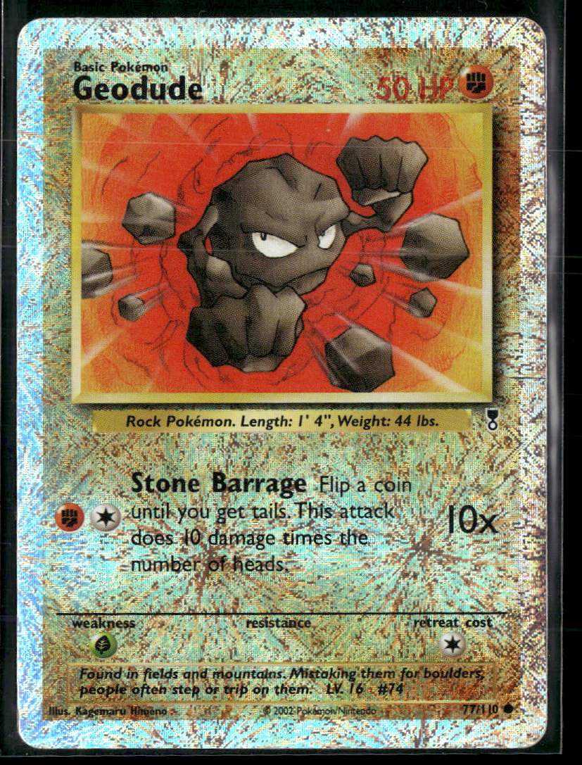 Legendary Collection Geodude #077/110 Damaged