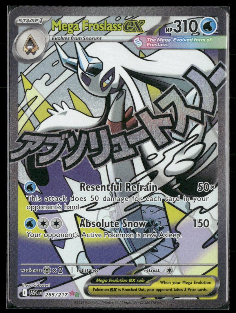 ME: Ascended Heroes Mega Froslass ex #265/217