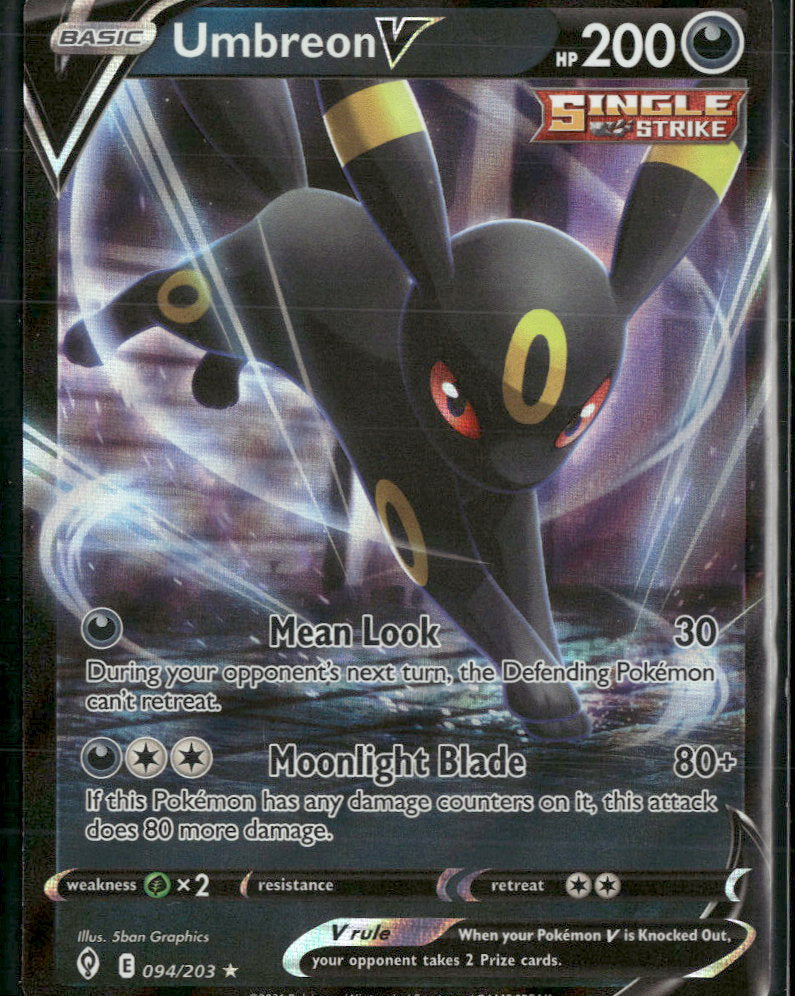 SWSH07: Evolving Skies Umbreon V #094/203