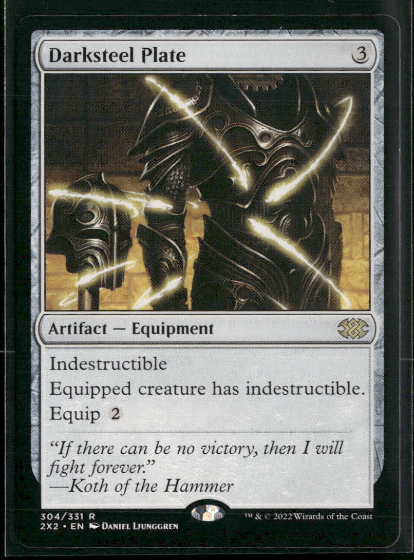 Double Masters 2022 Darksteel Plate #304