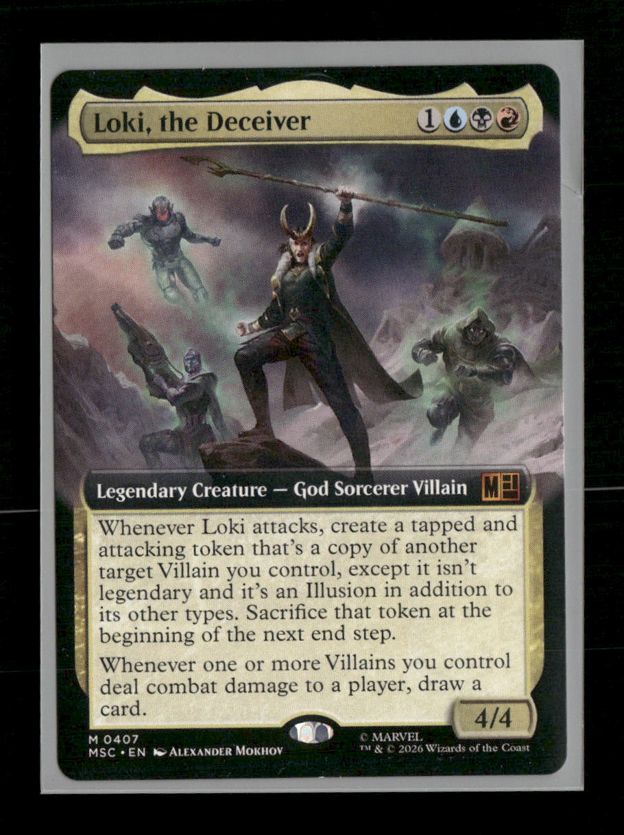 Commander: Marvel Super Heroes Loki, the Deceiver (Extended Art) #407