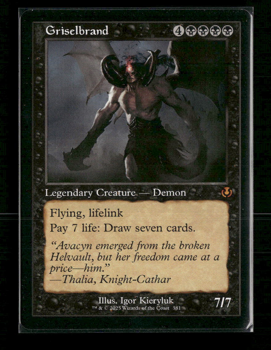 Innistrad Remastered Griselbrand (Retro Frame) #381