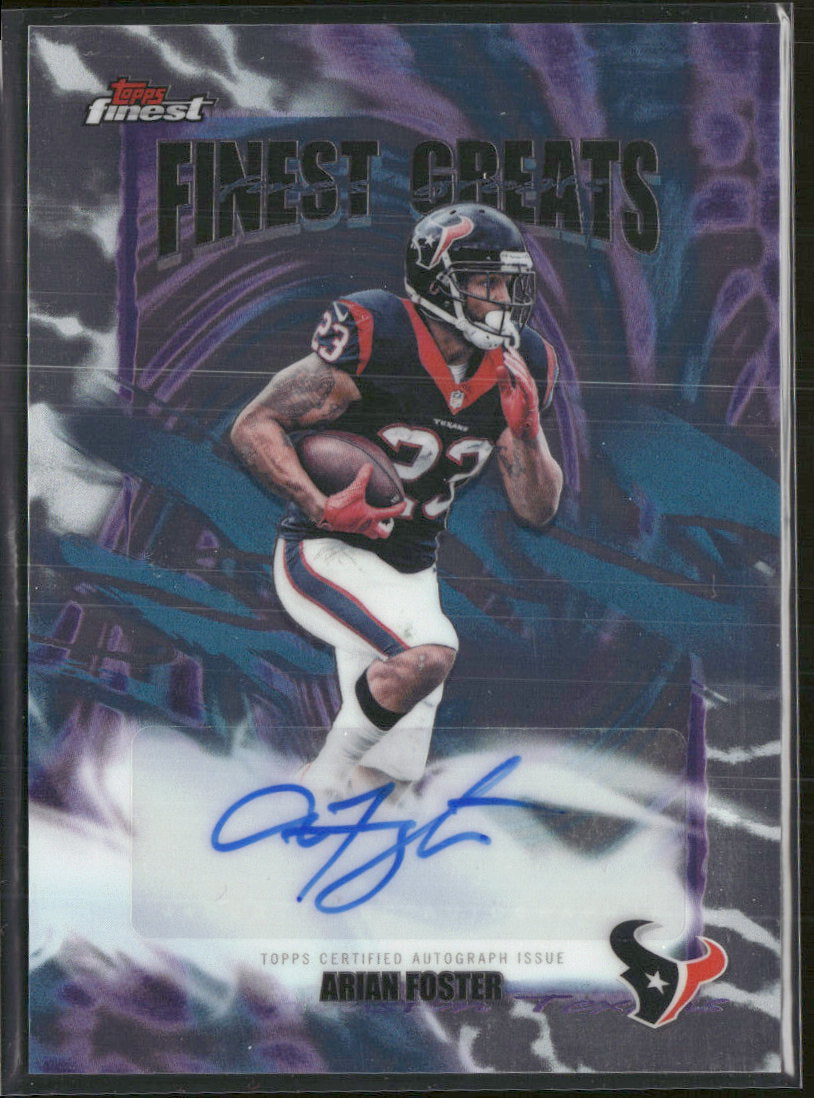 2025 Finest Finest Greats Autographs Arian Foster Auto #FGA-AF