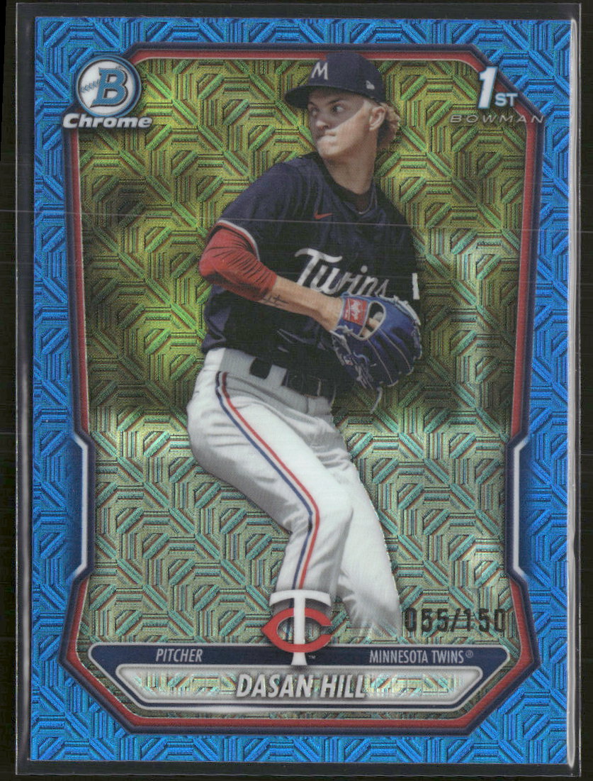 2026 Bowman Chrome Prospects Mojo Blue Refractor Dasan Hill #/150 #BCP-88