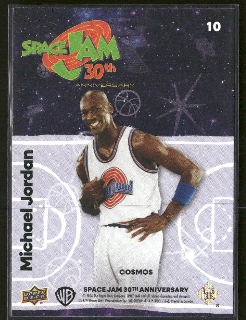 2026 Upper Deck Space Jam 30th Anniversary Cosmos Michael Jordan #10