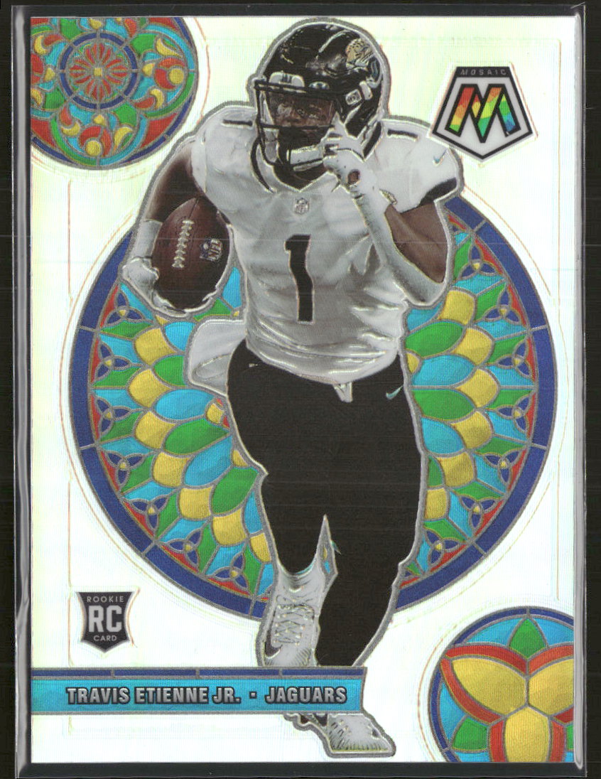 2021 Panini Mosaic Glass Mosaic Travis Etienne Jr. #GM-30