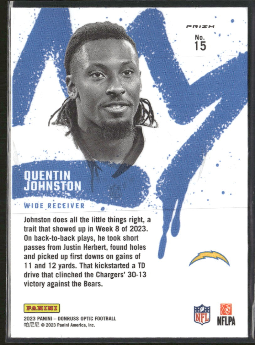 2023 Donruss Optic Rookie Kings Quentin Johnston #15