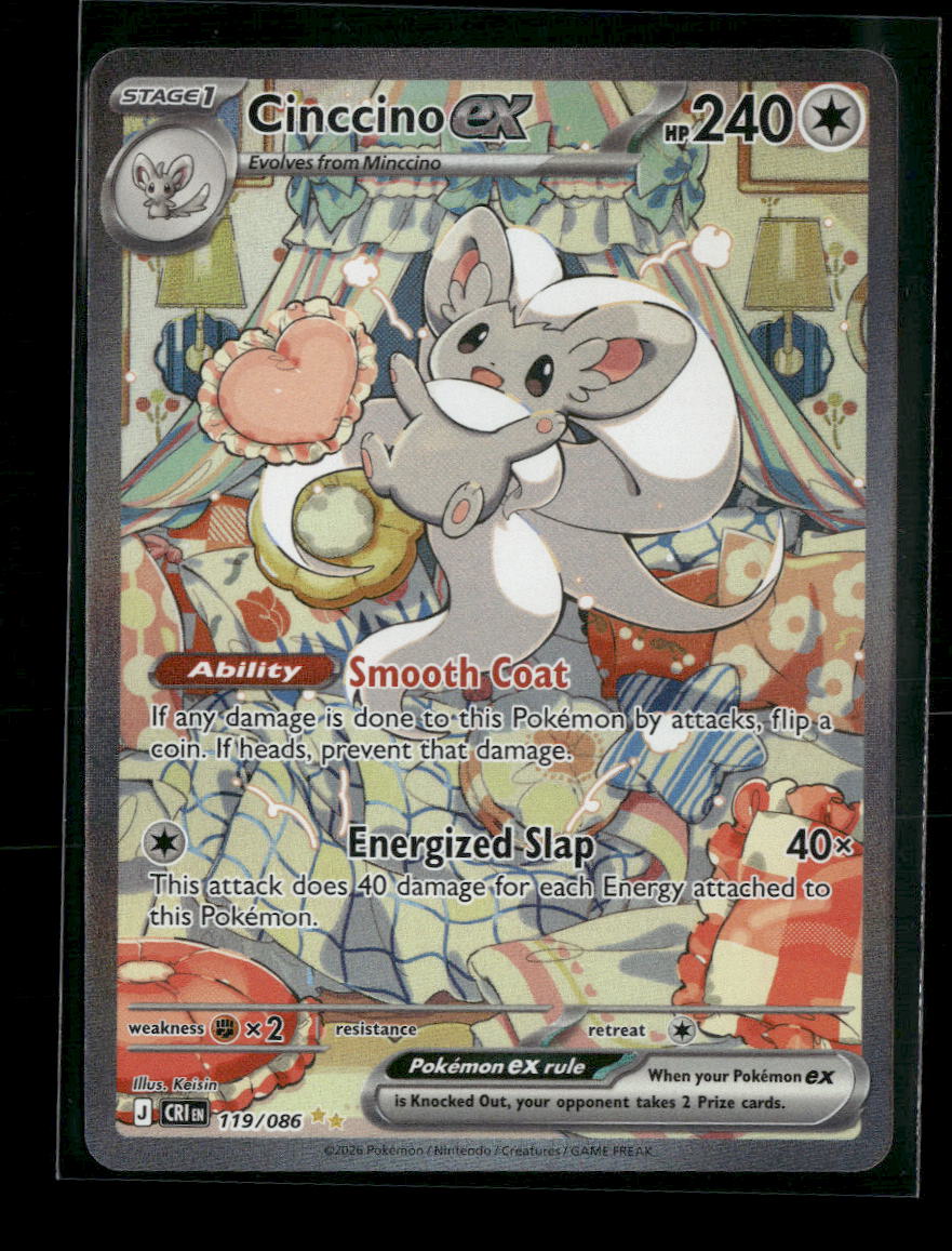 ME04: Chaos Rising Cinccino ex #119/086
