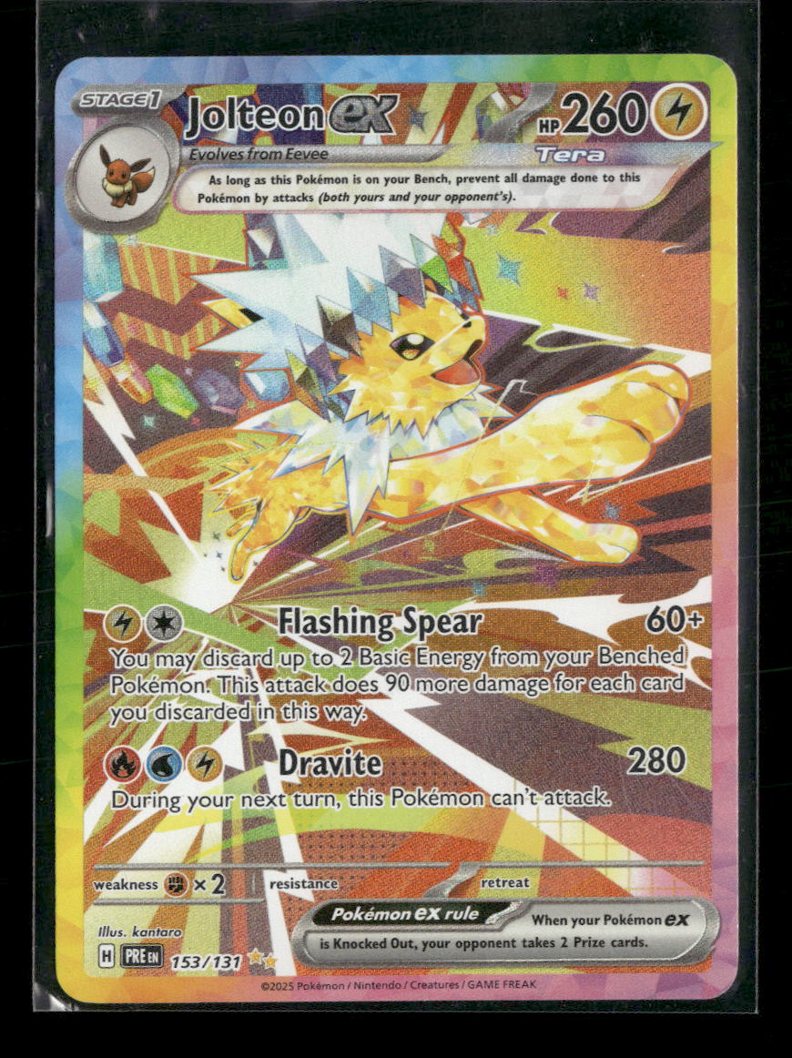 SV: Prismatic Evolutions Jolteon ex #153/131