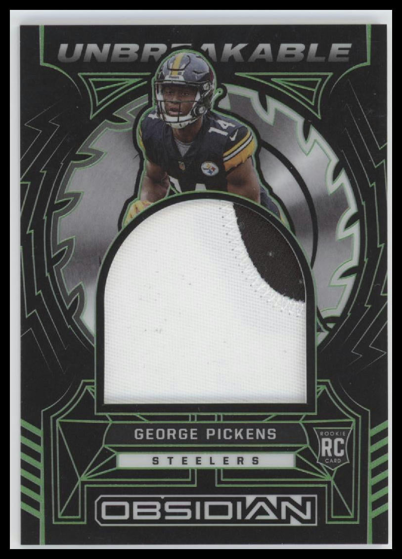 2022 Panini Obsidian George Pickens Unbreakable #UM-GPI