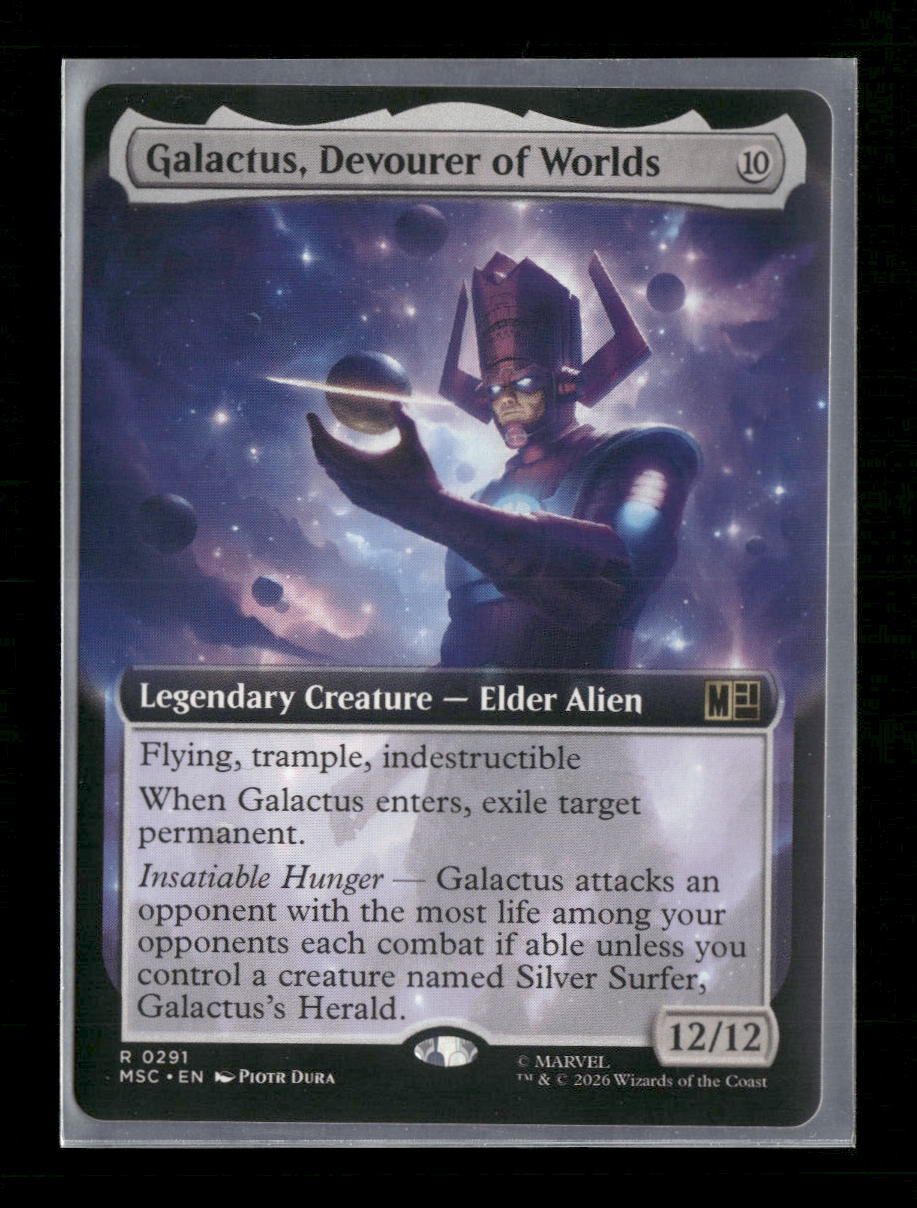 Commander: Marvel Super Heroes Galactus, Devourer of Worlds (Extended Art) #291