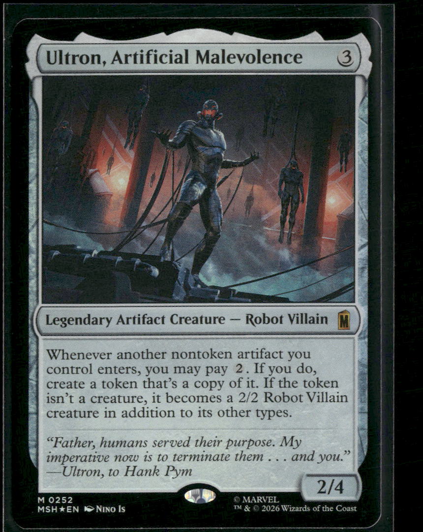 Marvel Super Heroes Ultron, Artificial Malevolence Foil #252