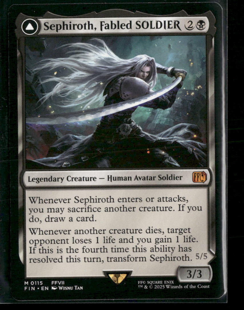 FINAL FANTASY Sephiroth, Fabled SOLDIER #115
