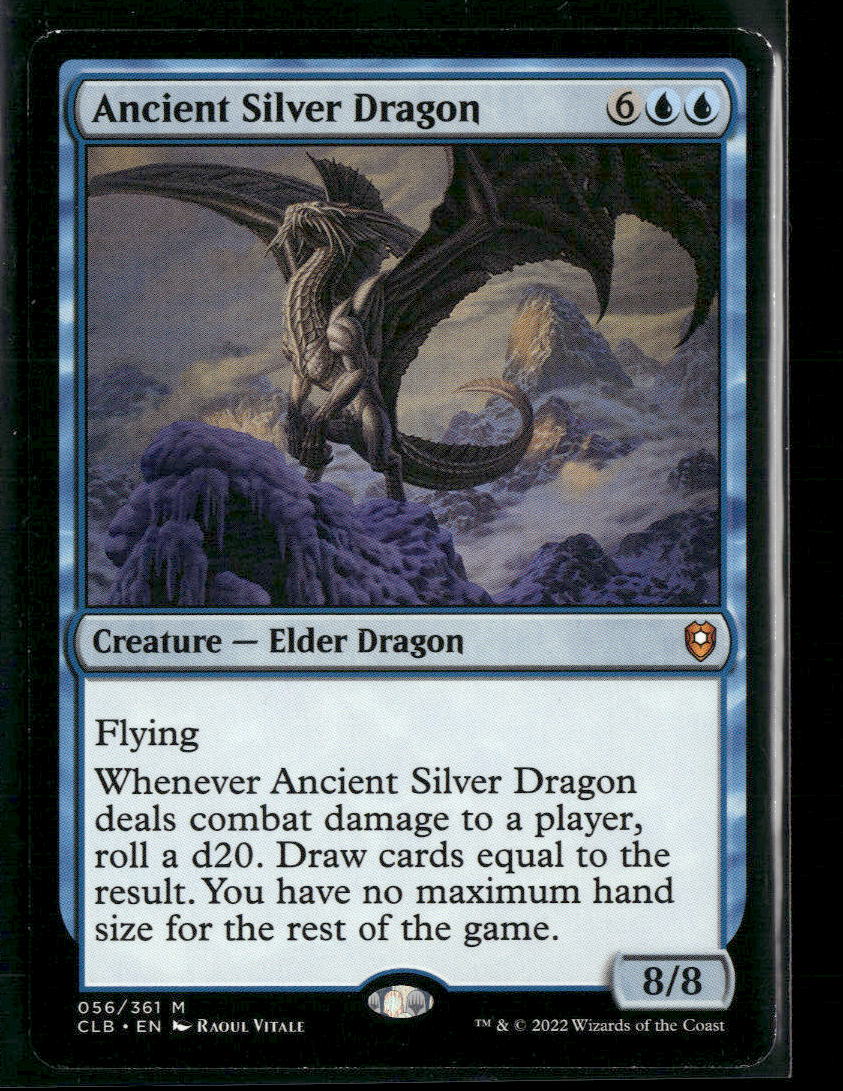 Commander Legends: Battle for Baldur's Gate Ancient Silver Dragon #56