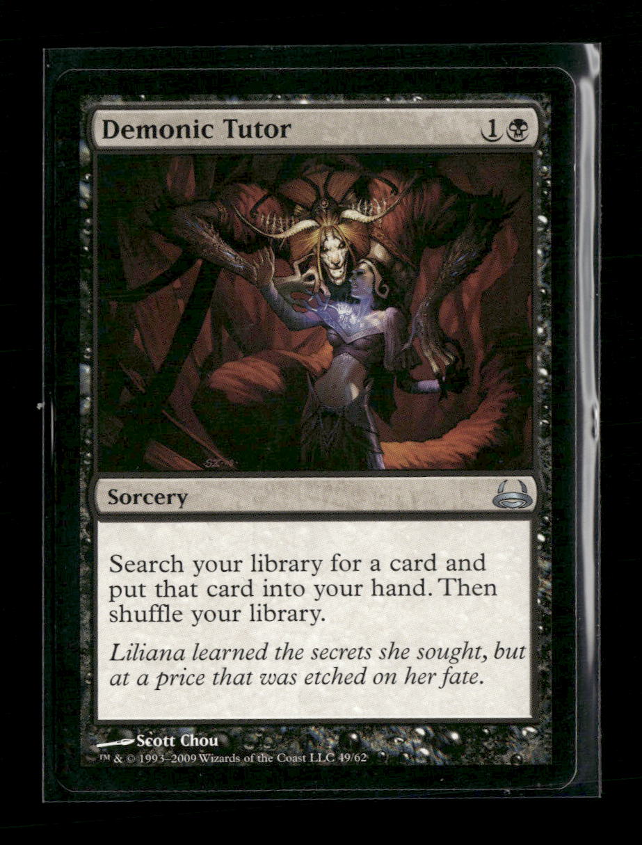 Duel Decks: Divine vs. Demonic Demonic Tutor #49
