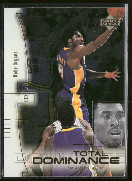 2000-01 Upper Deck Total Dominance Kobe Bryant #TD8