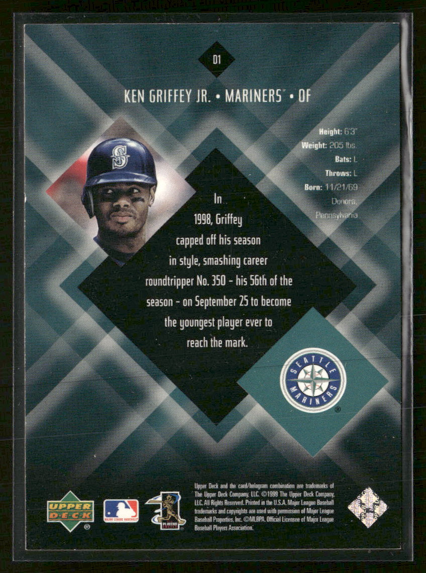 2000 Upper Deck Black Diamond Diamonation Ken Griffey Jr. #D1