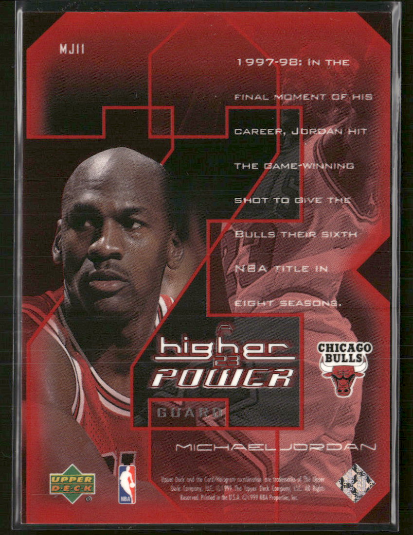 1999-00 Upper Deck MJ: A Higher Power Michael Jordan #MJ11