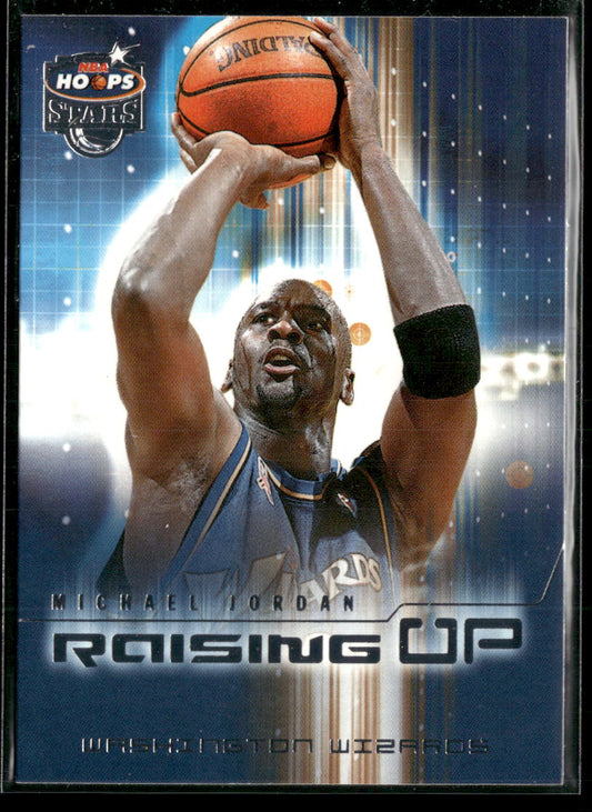 2002-03 Hoops Stars Raising Up Michael Jordan #8 RU