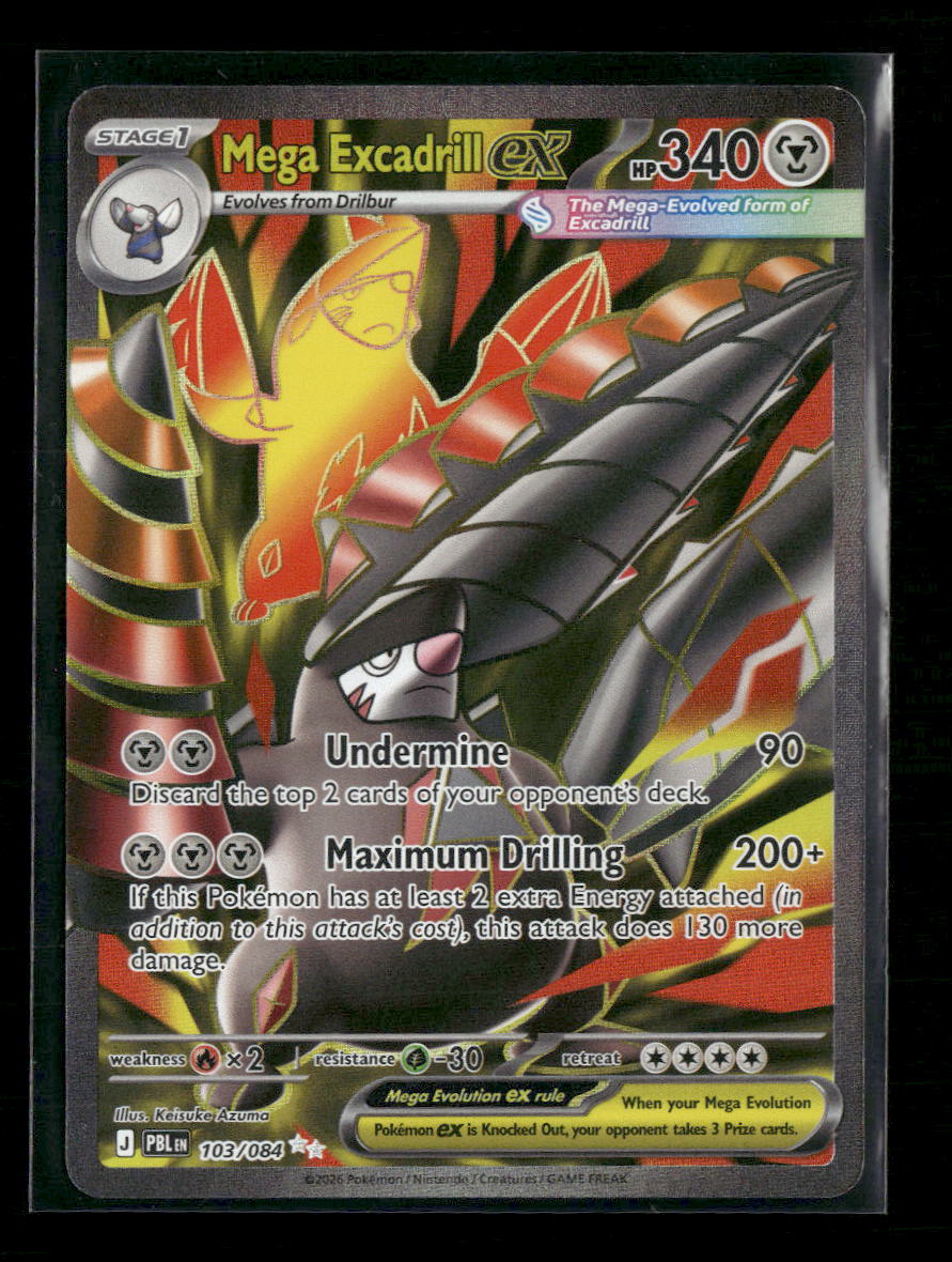 ME05: Pitch Black Mega Excadrill ex #103/084