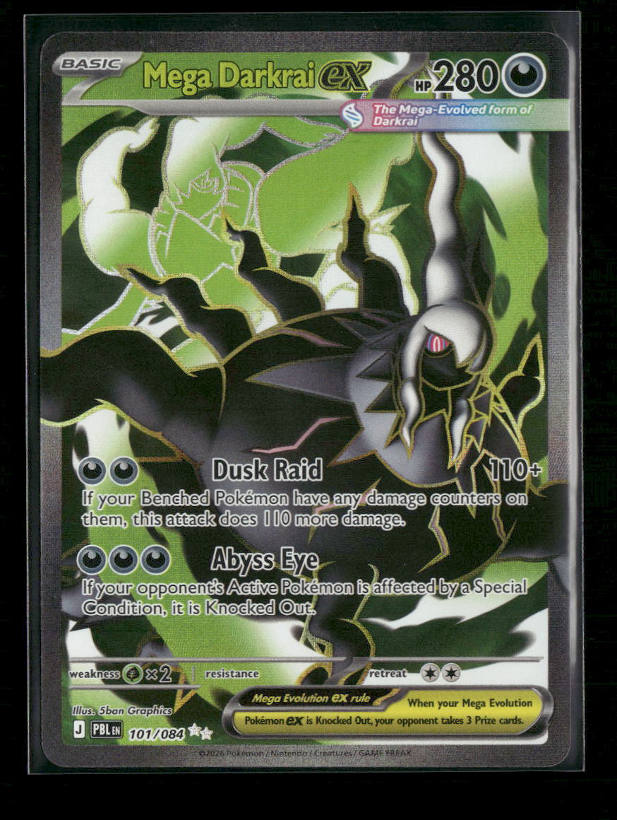 ME05: Pitch Black Mega Darkrai ex #101/084