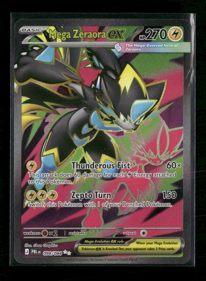 ME05: Pitch Black Mega Zeraora ex #098/084